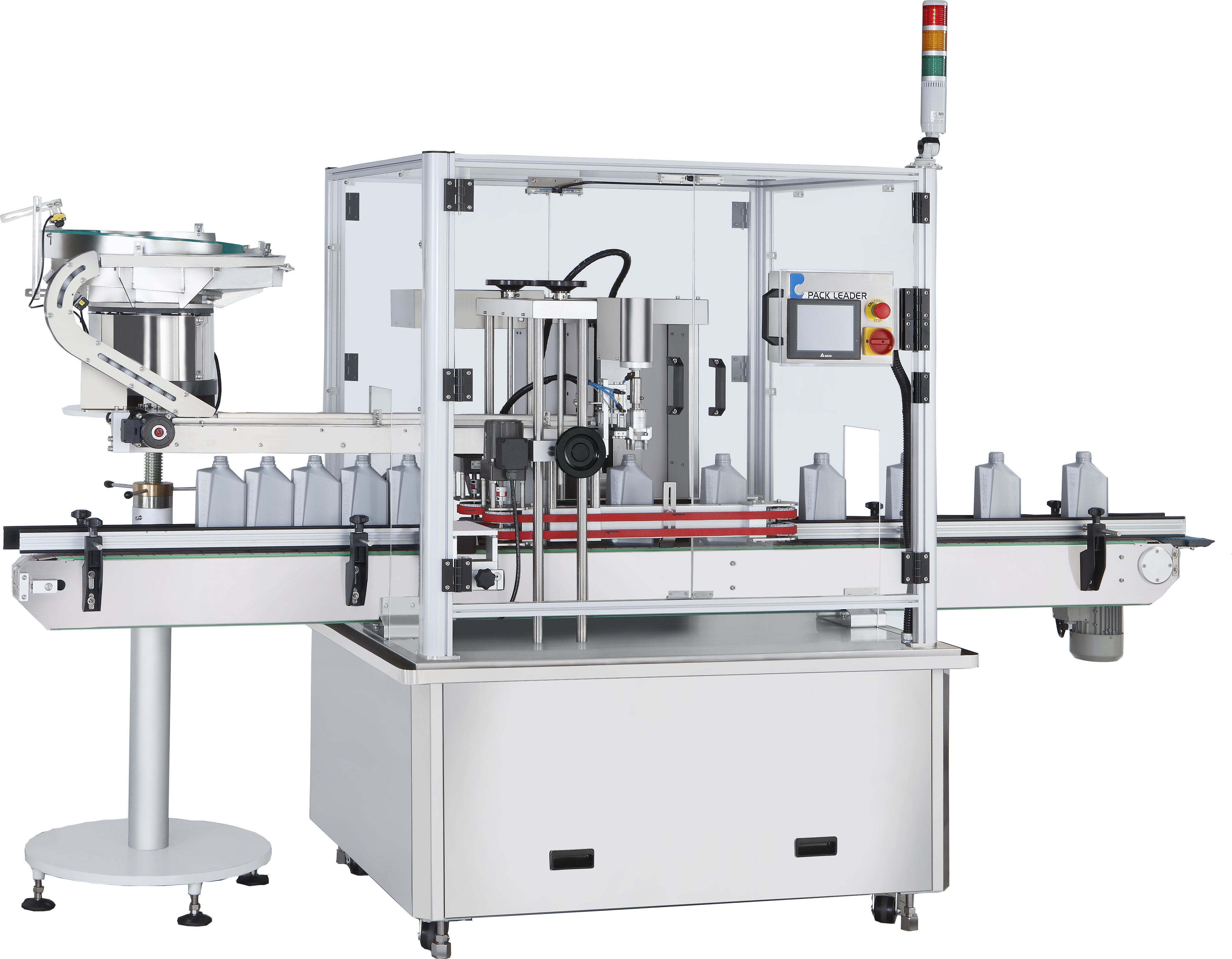 CCP-132 Continuous Twin Head Pick and Place Capping Machine