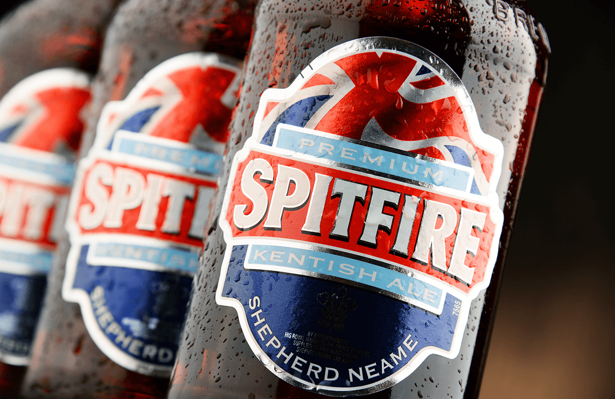 spitfire beer bottles