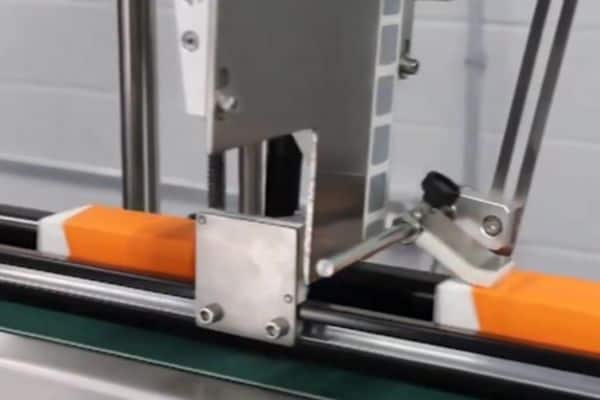 Our PL-211 Top Face Labelling Machine by Advanced Dynamics in action