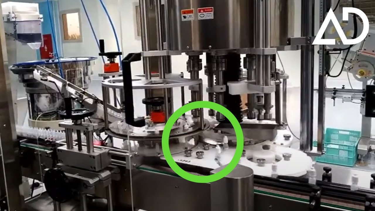 RCP-181 8-head rotary capping machine capping eye drop bottles