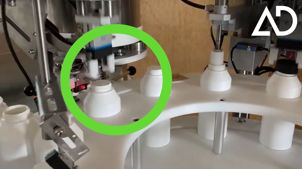 CP-101 capping machine in action