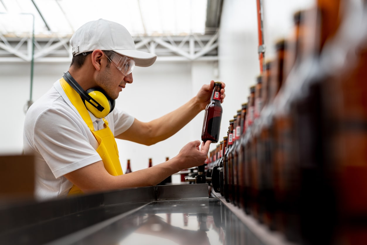 Quality assurance alcohol bottling