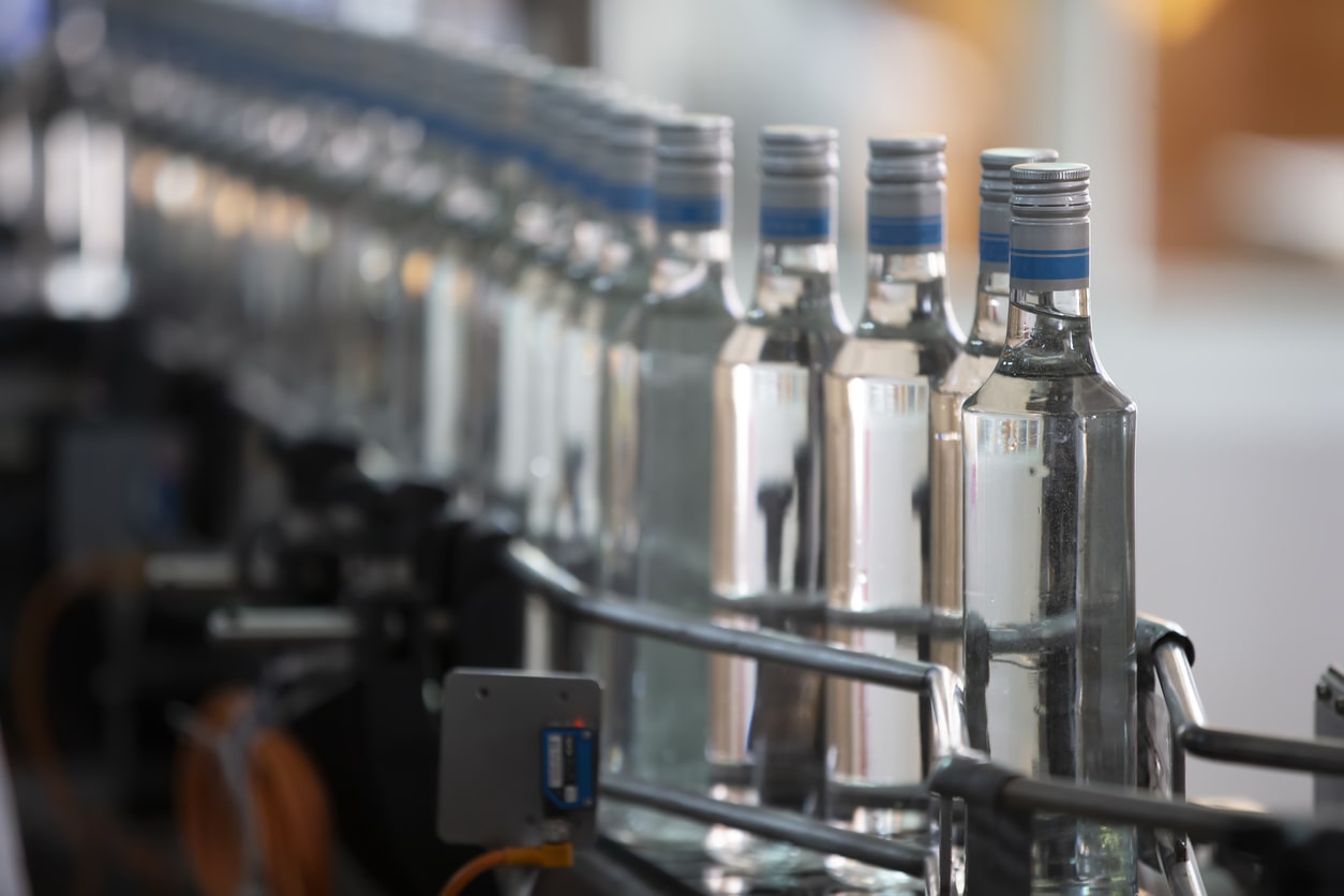 vodka bottling line setup