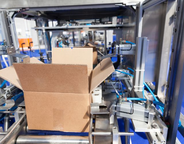 Case packer machinery